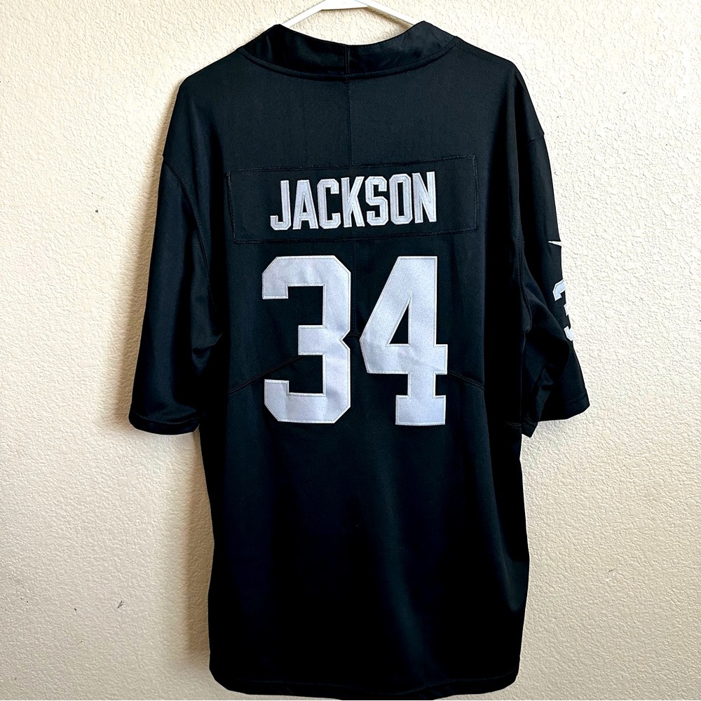 Nike Raiders Bo Jackson NFL large jersey. Stitched numbers and letters